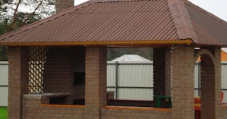 Беседка из кирпича под ключ в ельце цена от 3272 рублей - Строй-Елц